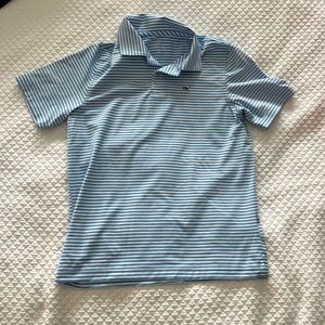 Vineyard Vines Performance Boys Size M blue striped